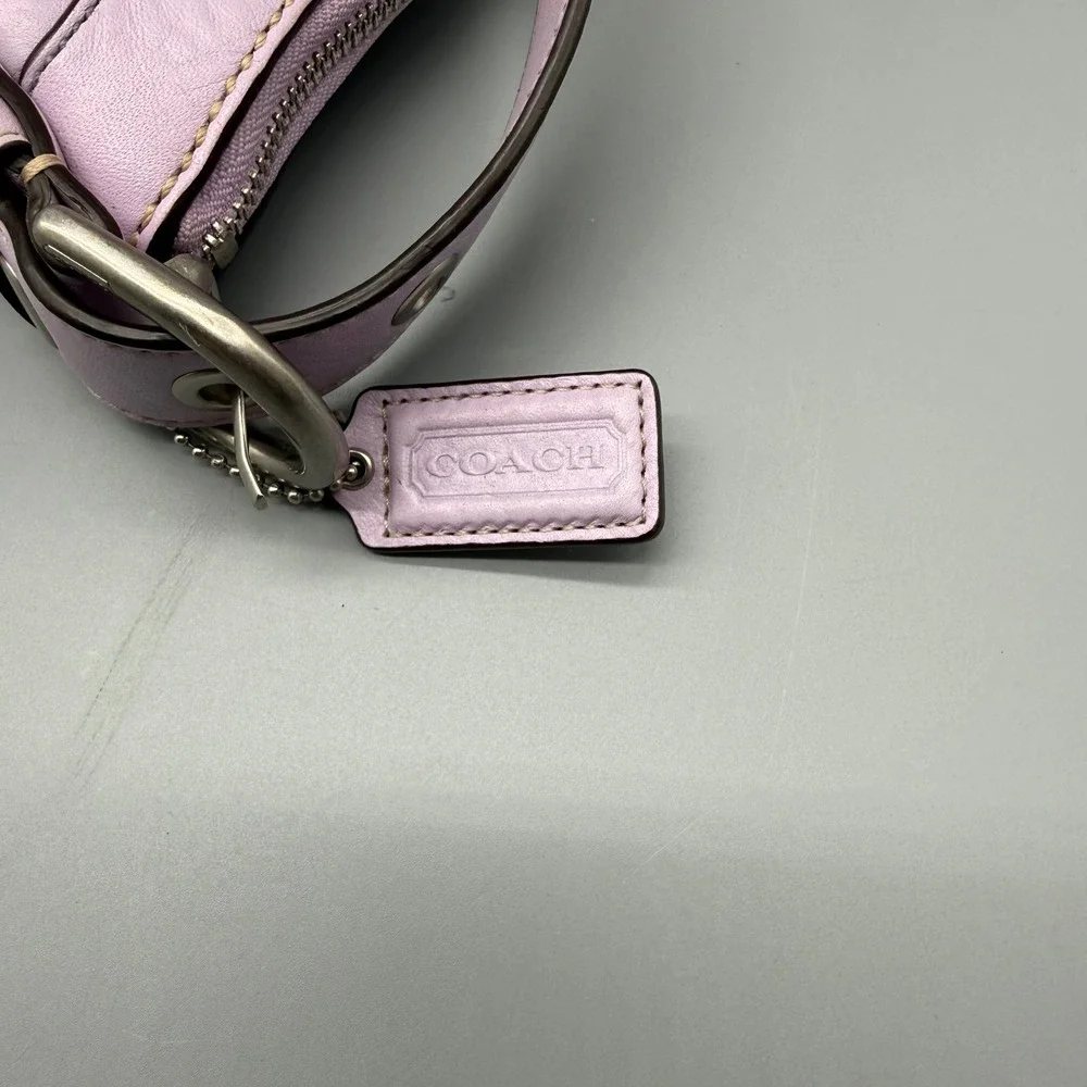 Vintage Y2K‎ Coach Madison F12321 Lavender Leather Shoulder Bag Hobo Purple